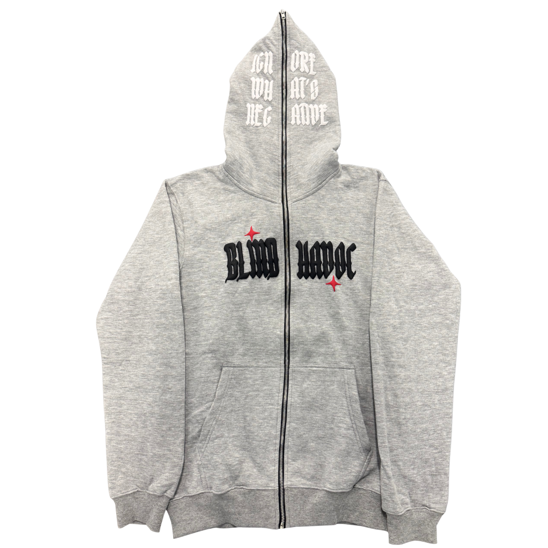 Blind Havoc Full Zip-Up [Gray]