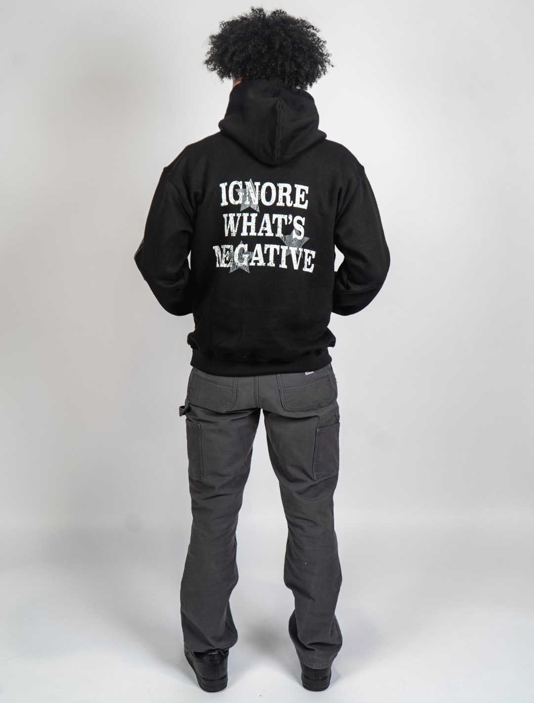 Ignore What's Negative Hoodie [Black]