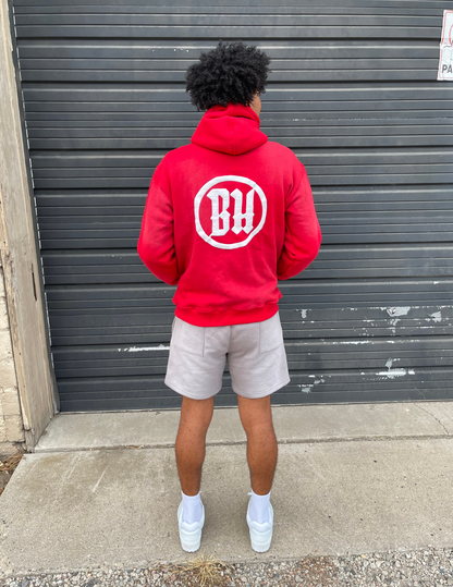 Sun fade Zip up [Red]