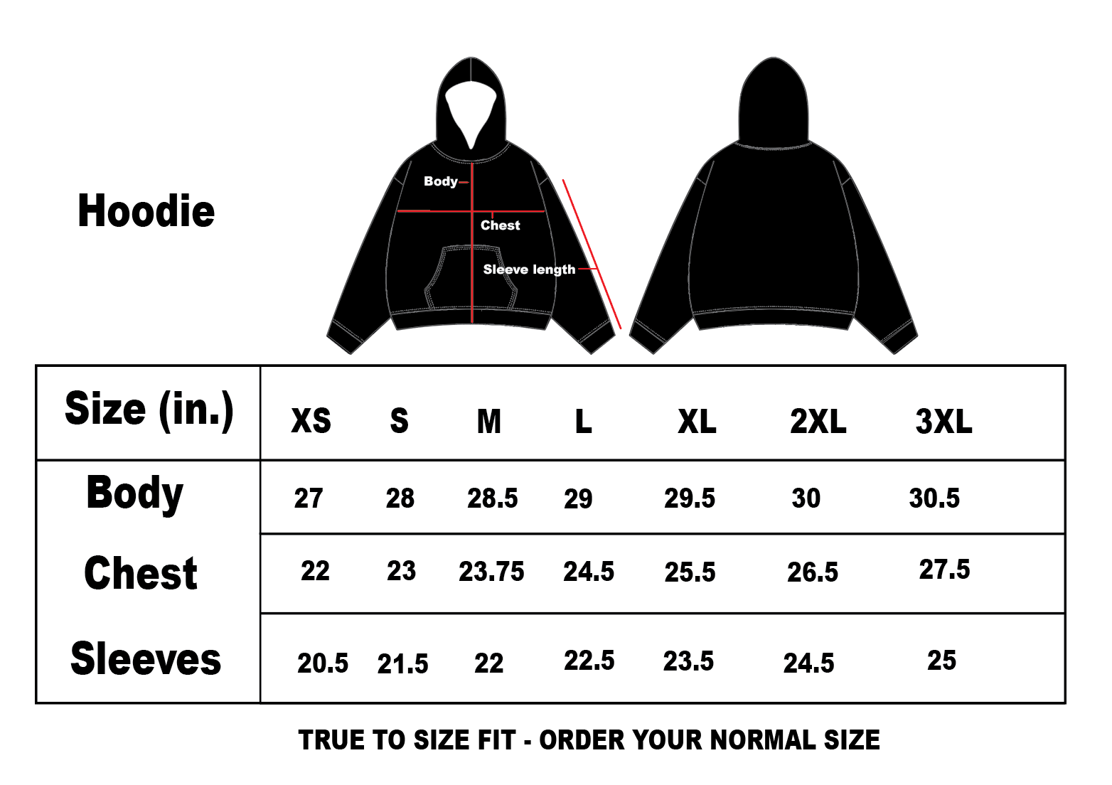 Ignore What's Negative Hoodie [Black]
