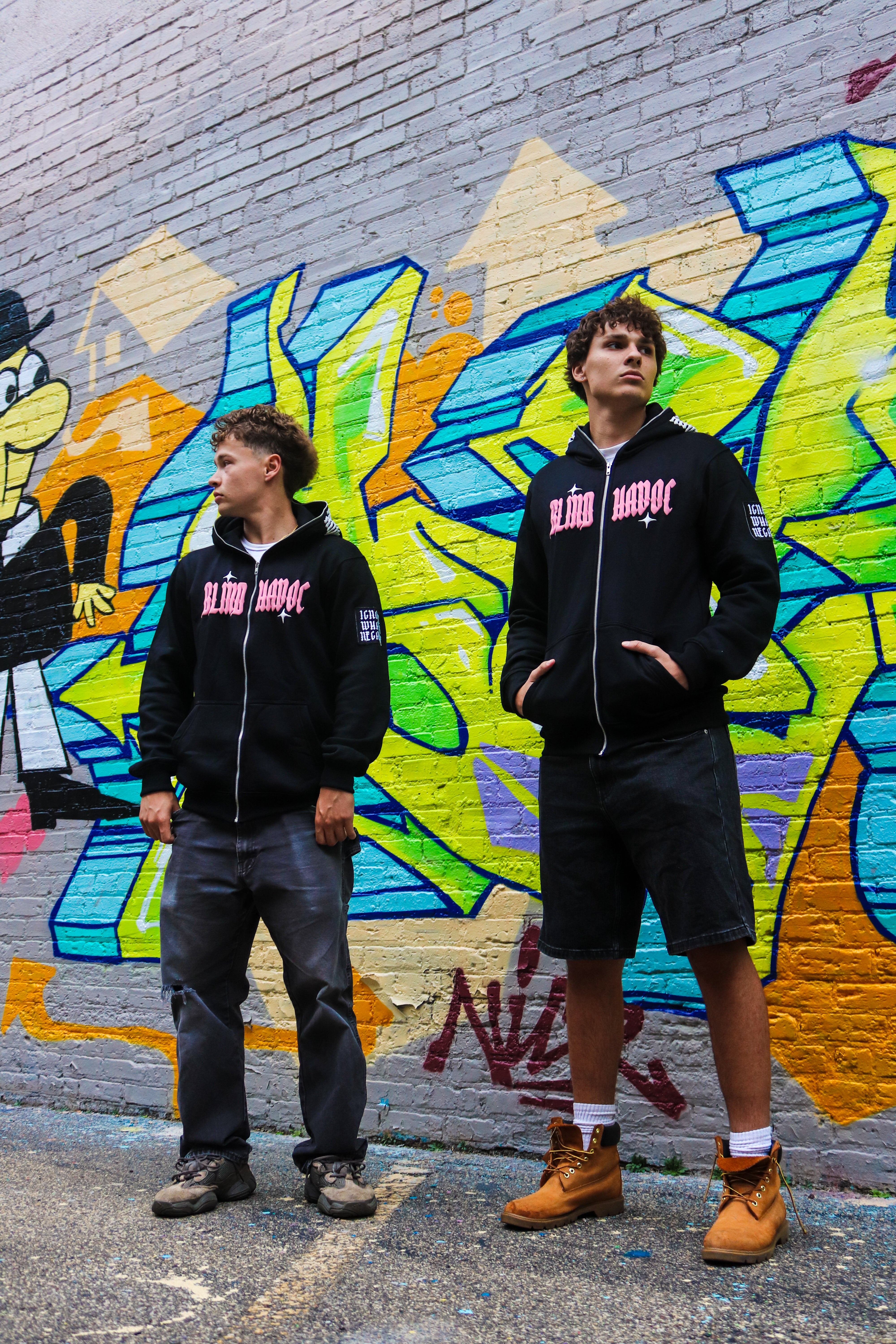 Limited Edition 'Ignore What's Negative Patch' Full Zip [Black & Pink]