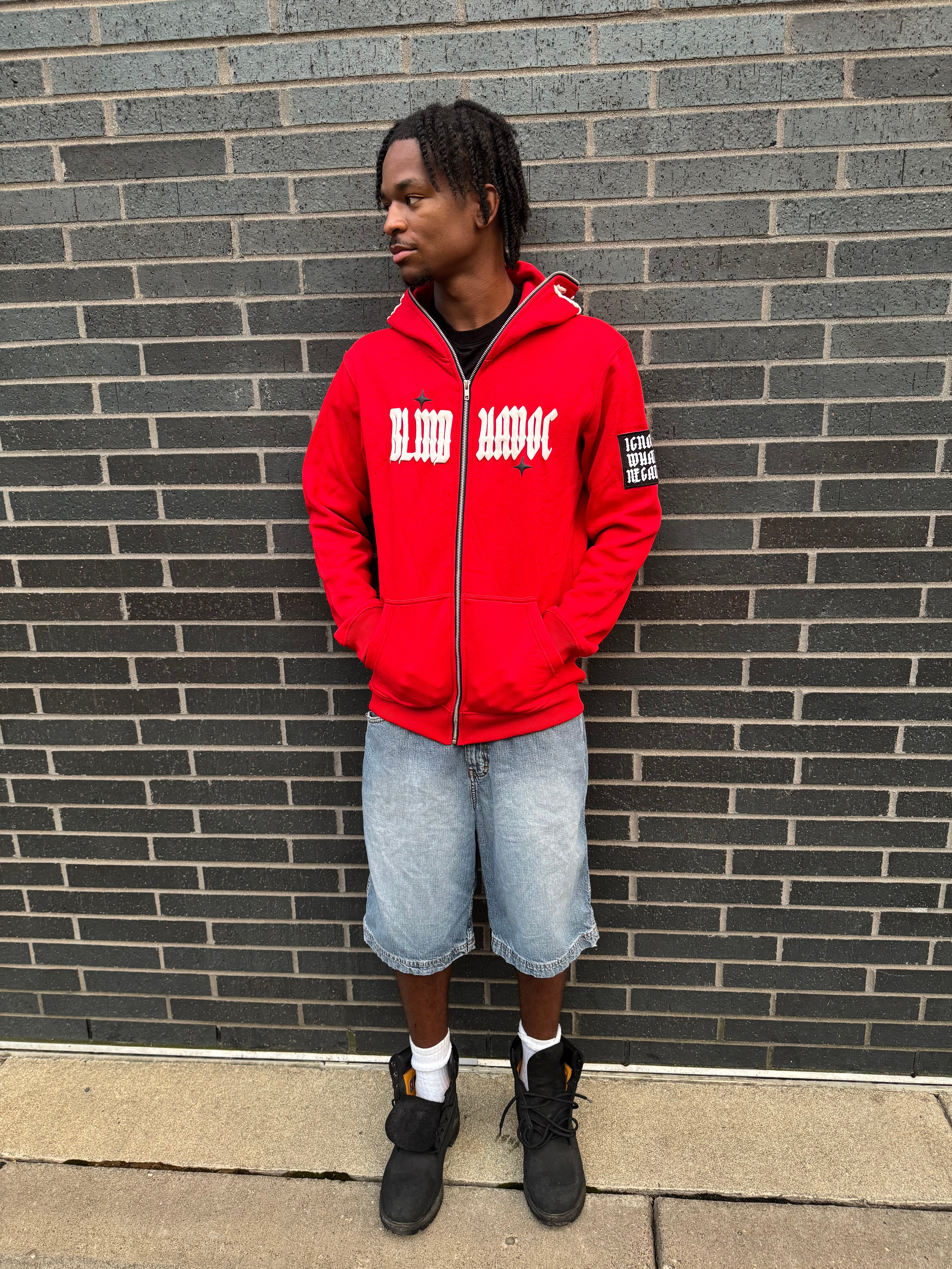Limited Edition 'Ignore What's Negative' Patch Full Zip [Red]
