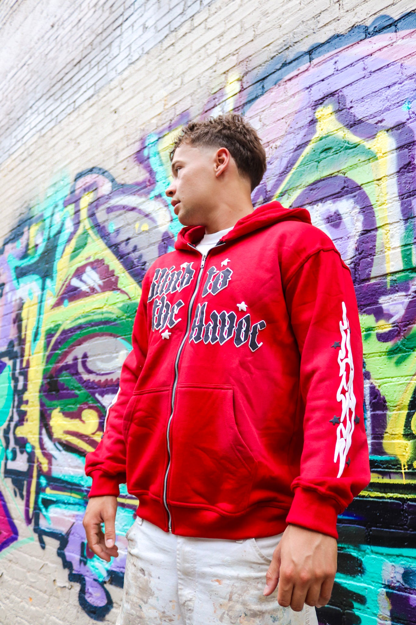 'Blind to the Havoc' Zip [Red]