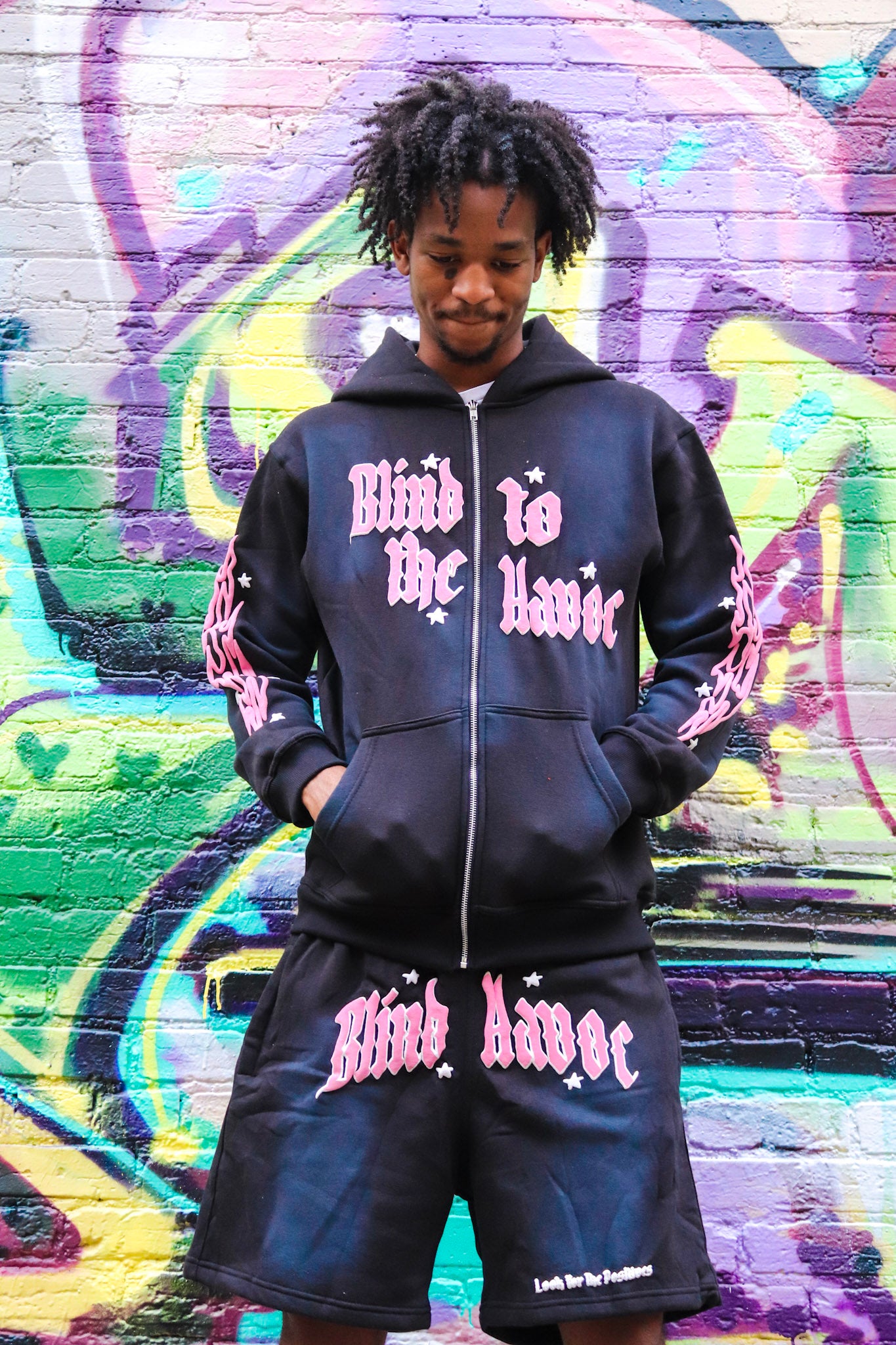 'Blind to the Havoc' Set [Black & Pink]