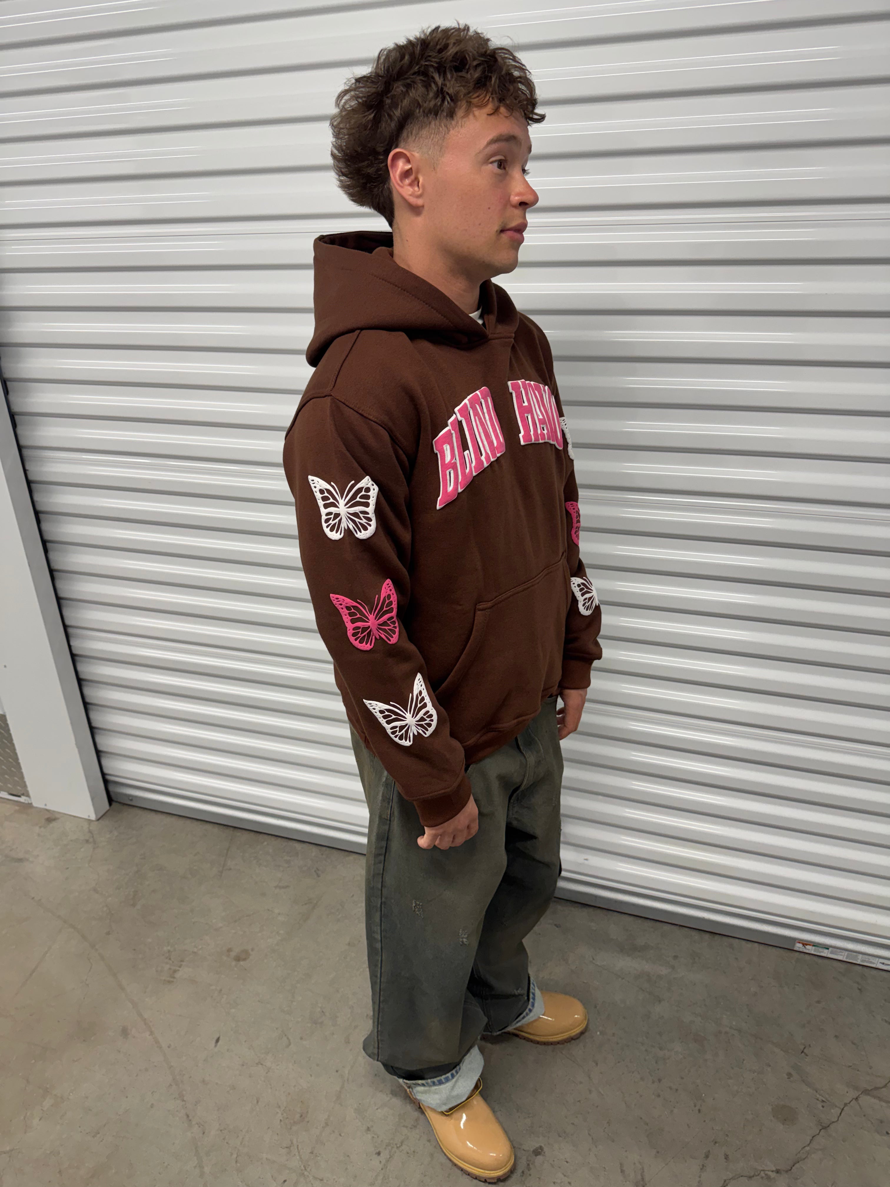 The World Needs Love Hoodie [Brown]