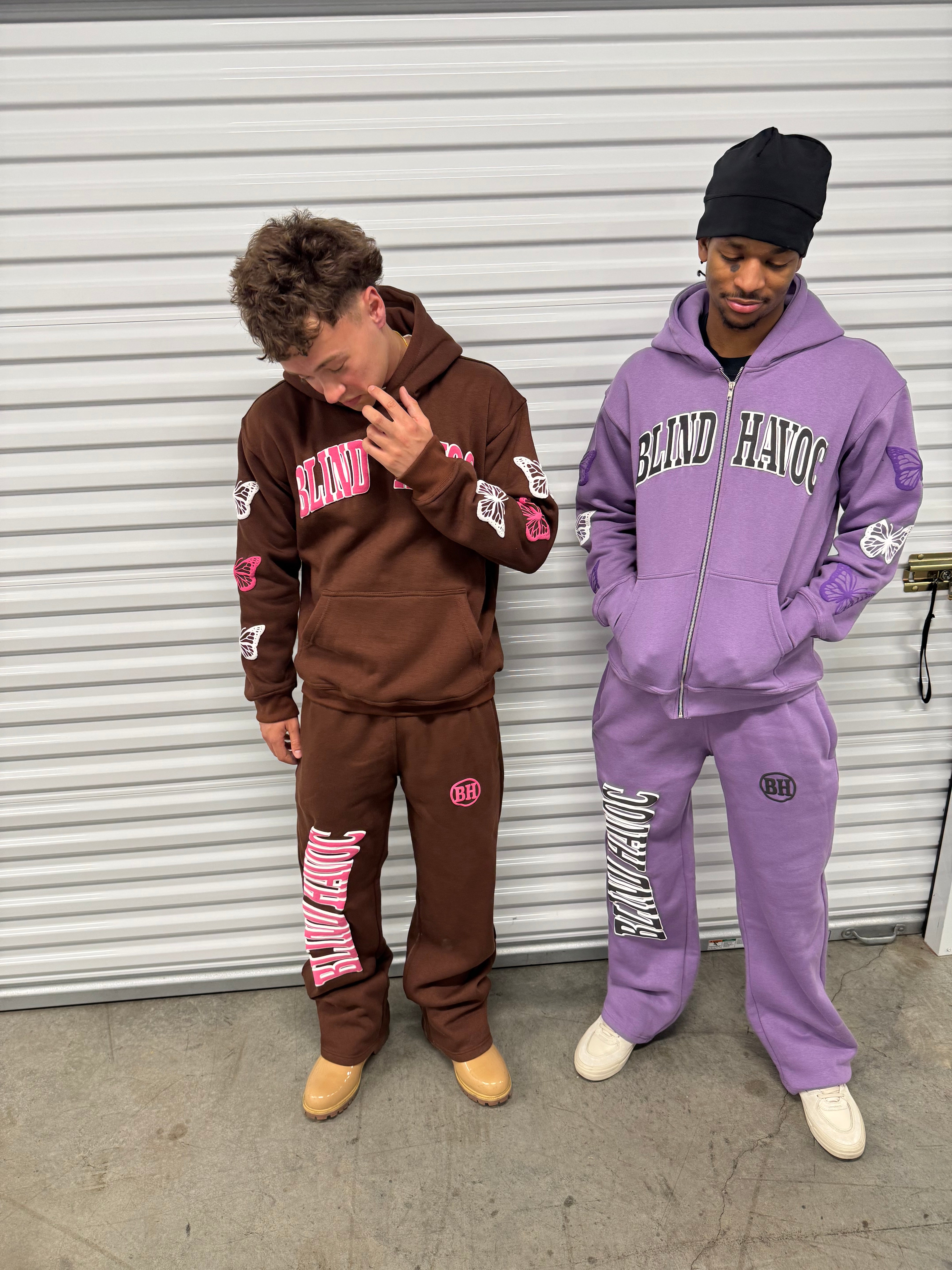 World Needs Love Matching Sweats [Brown]