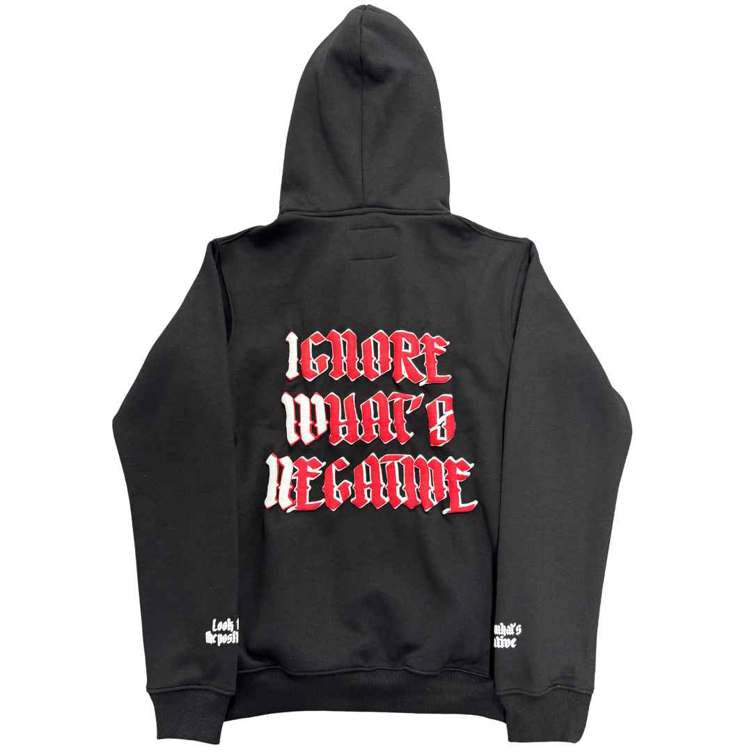 Limited Edition Double Hooded Full Zip [Black/Red]