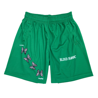 Love Over Hate Shorts [Green]