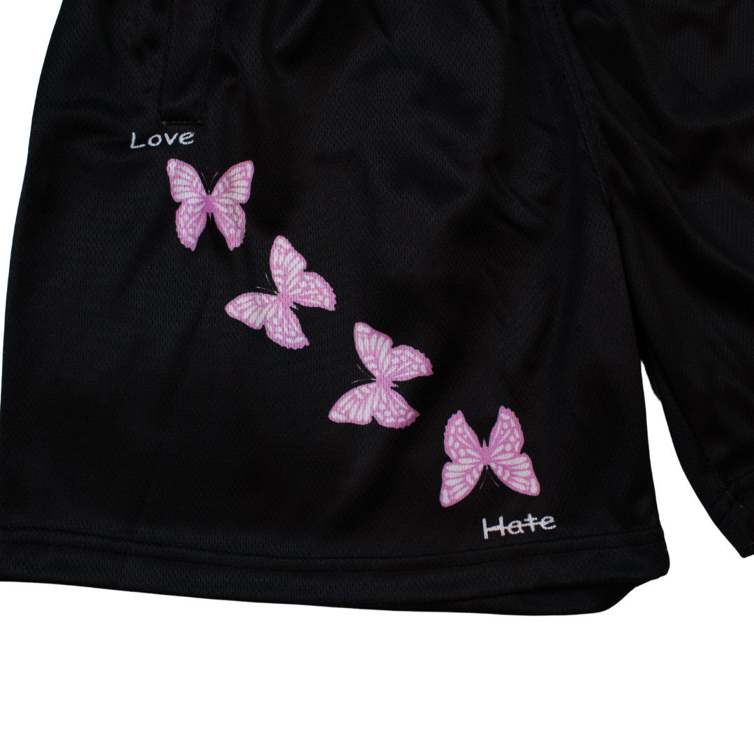 Love Over Hate Shorts [Black]