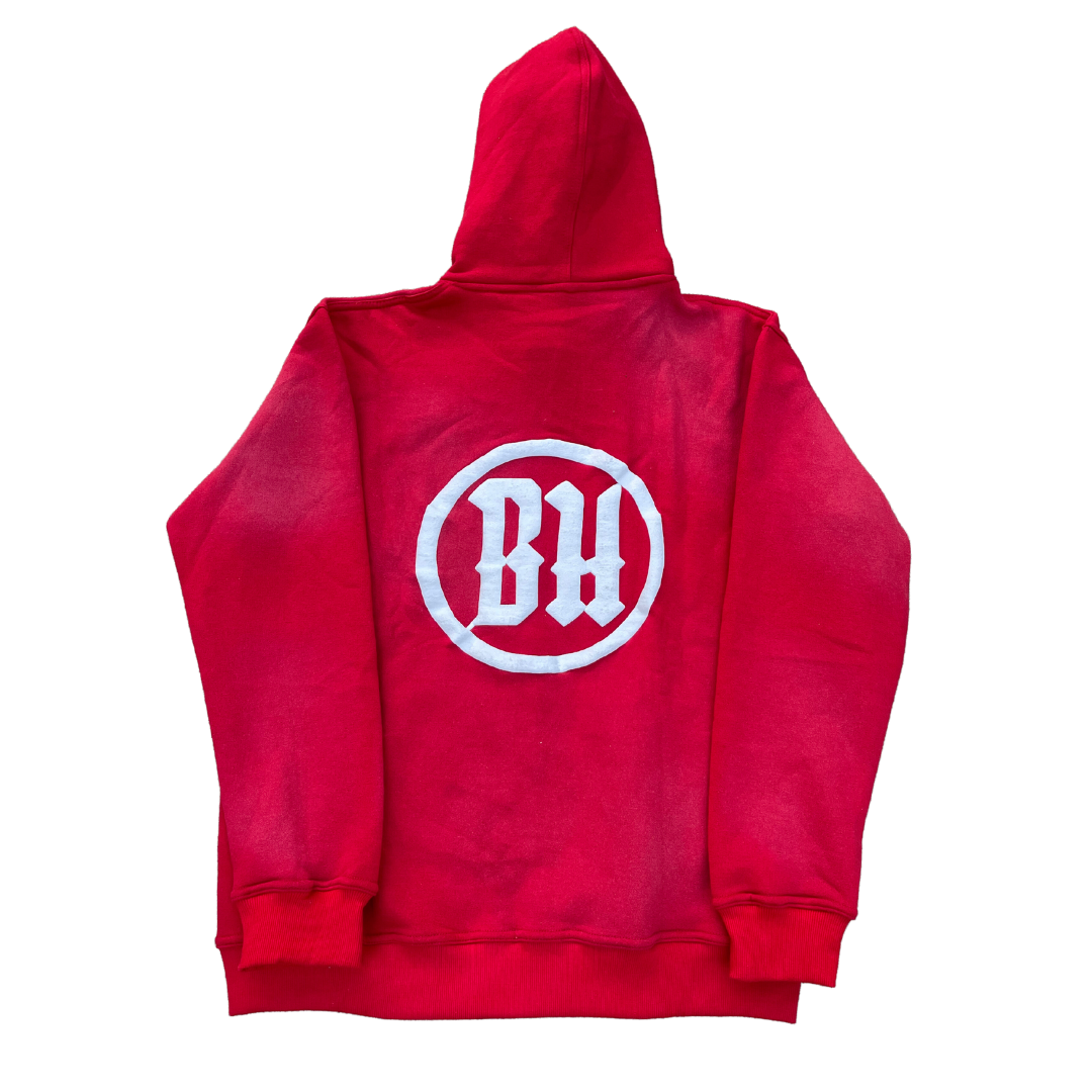 Sun fade Zip up [Red]