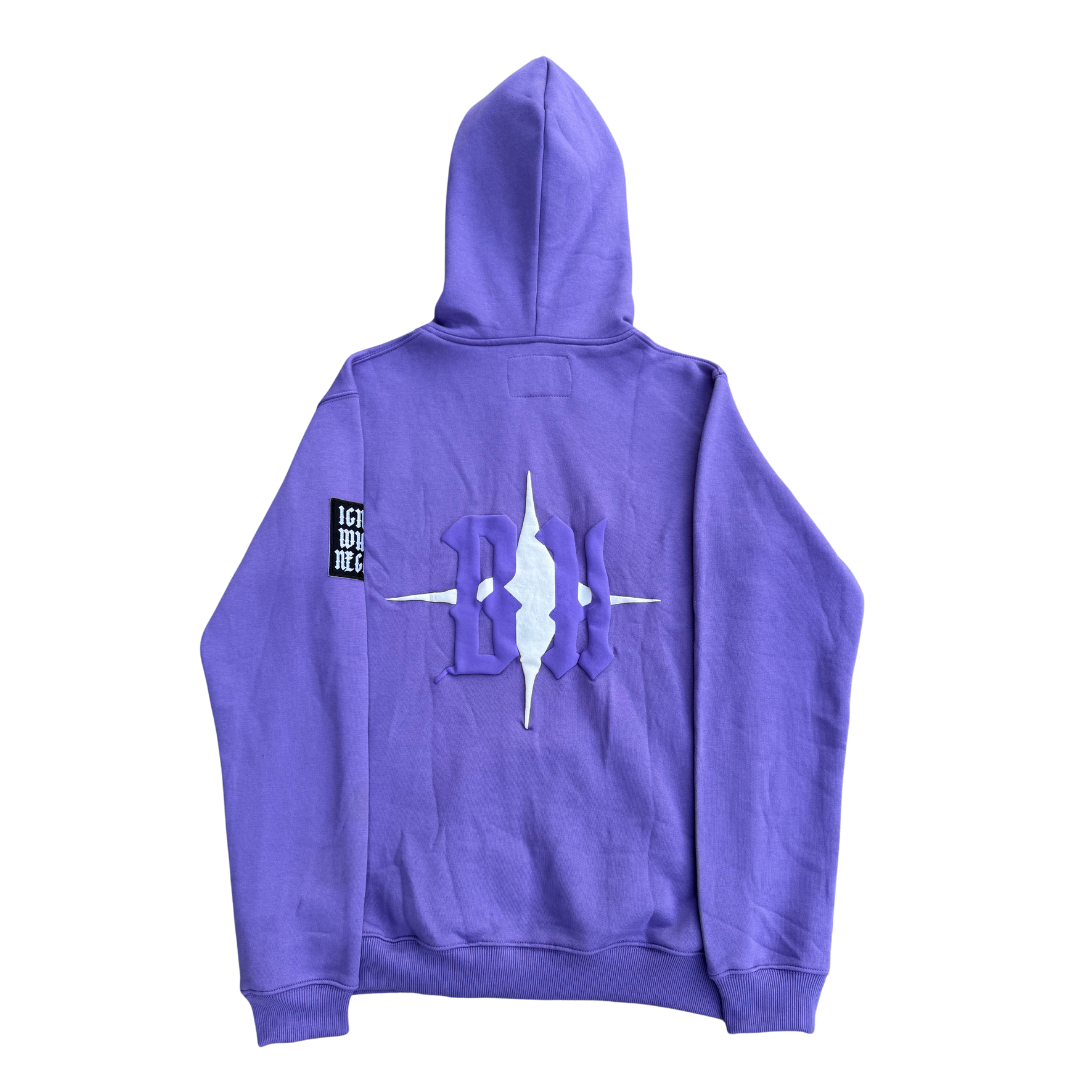 Limited Edition 'Ignore What's Negative' Patch Full Zip [Lavender]