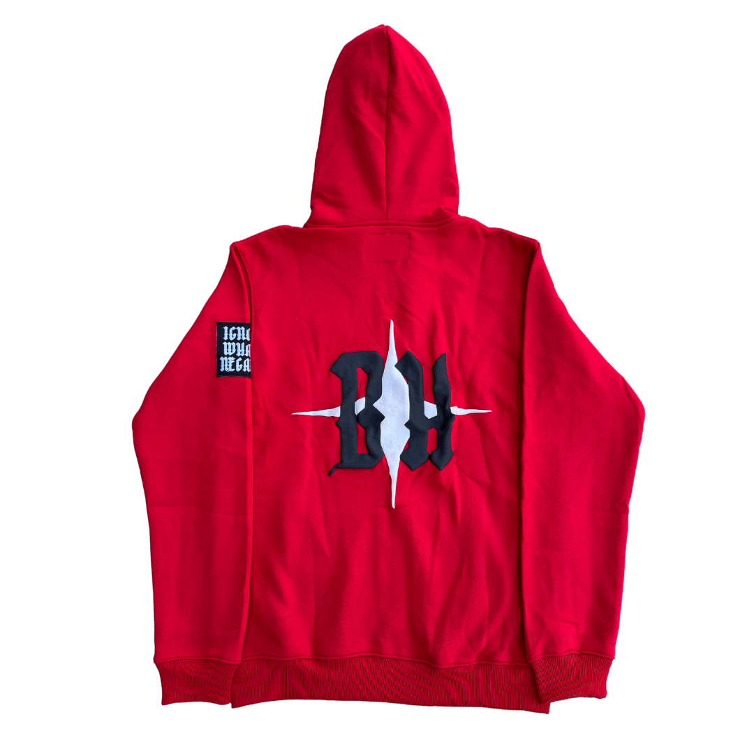 Limited Edition 'Ignore What's Negative' Patch Full Zip [Red]