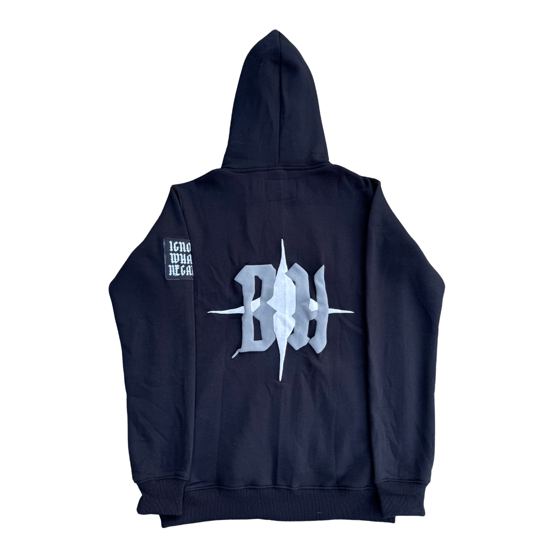 Limited Edition 'Ignore What's Negative Patch' Full Zip [Black & Pink]