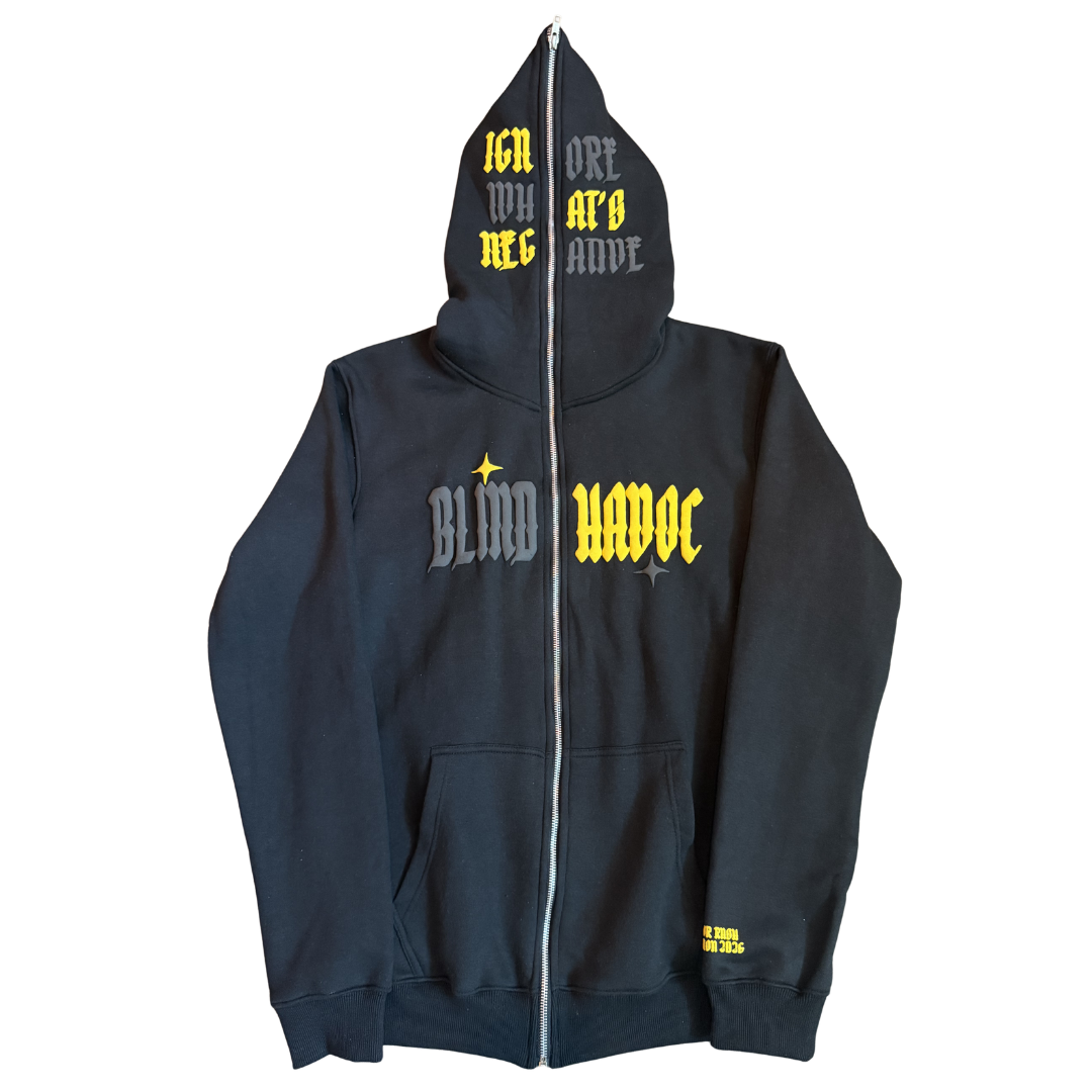 Color Rush Full Zip [Black & Yellow]