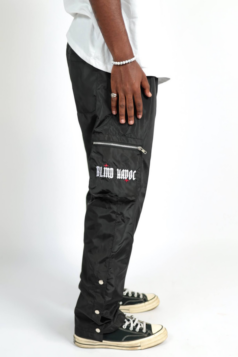 【BLACKUP】Chica Nylon Cargo Pants UNISEX Chica Nylon Cargo Pants - BLACKUP