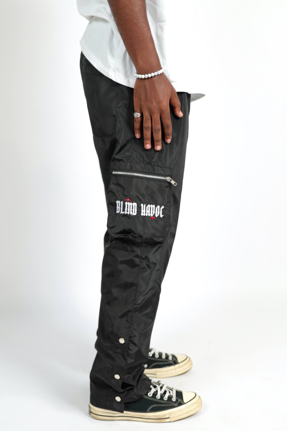 Nylon Cargos [Black]