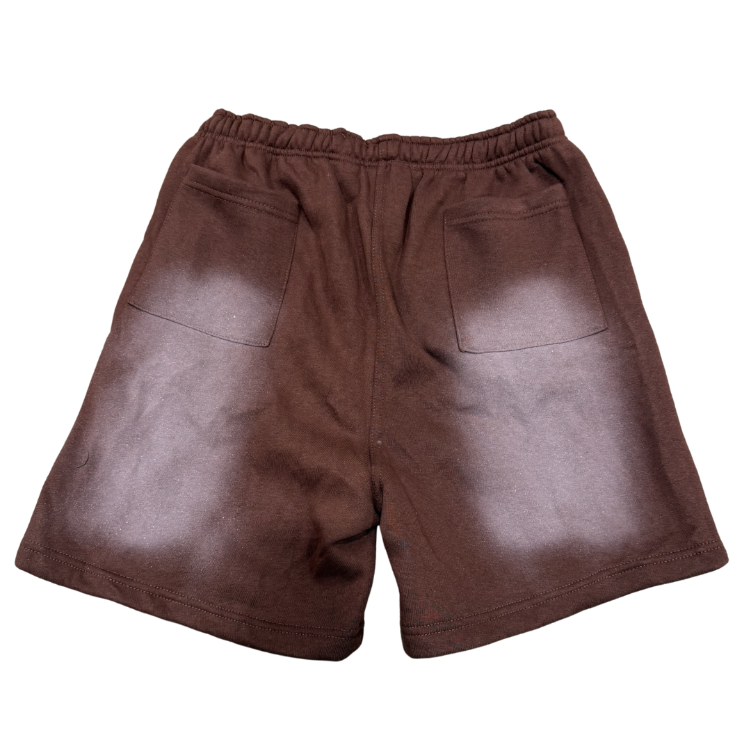 Blind Havoc Cotton Shorts [Brown & Blue]
