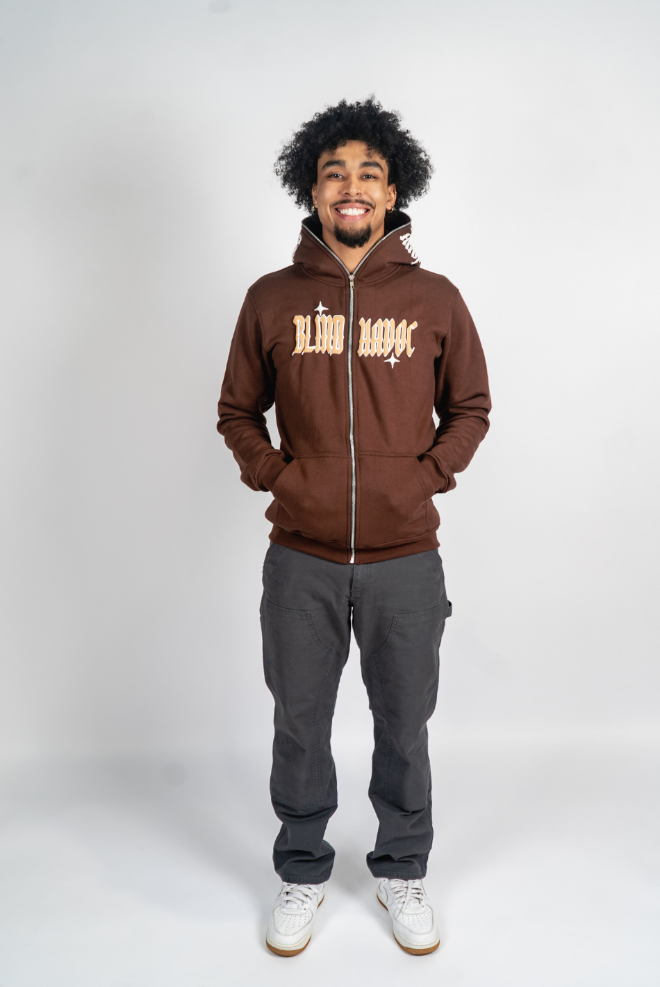 Blind Havoc Full Zip-Up [Brown]