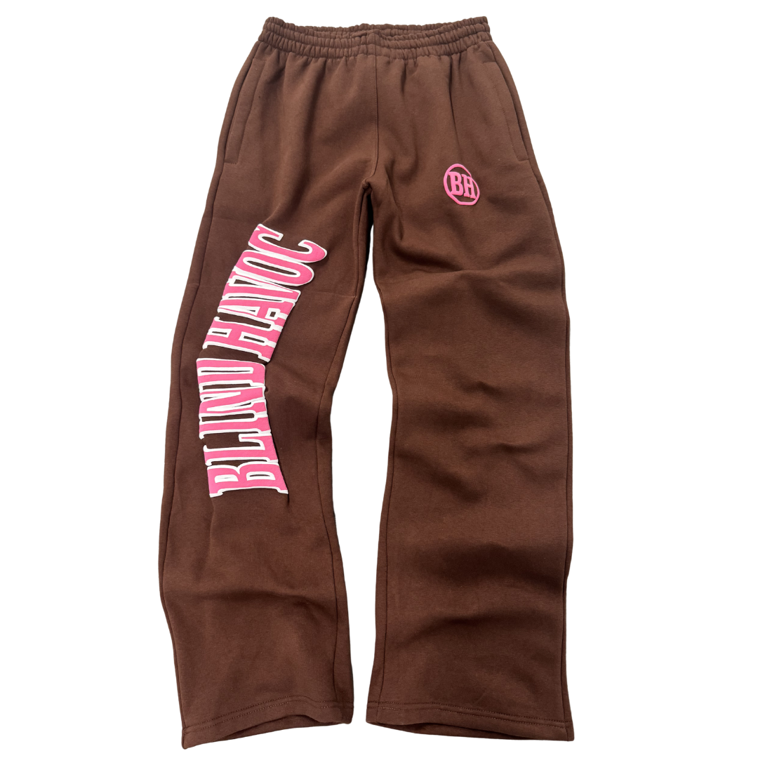 World Needs Love Matching Sweats [Brown]