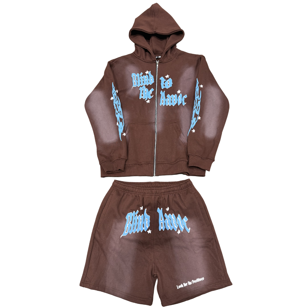 'Blind to the Havoc' Set [Brown & Blue]