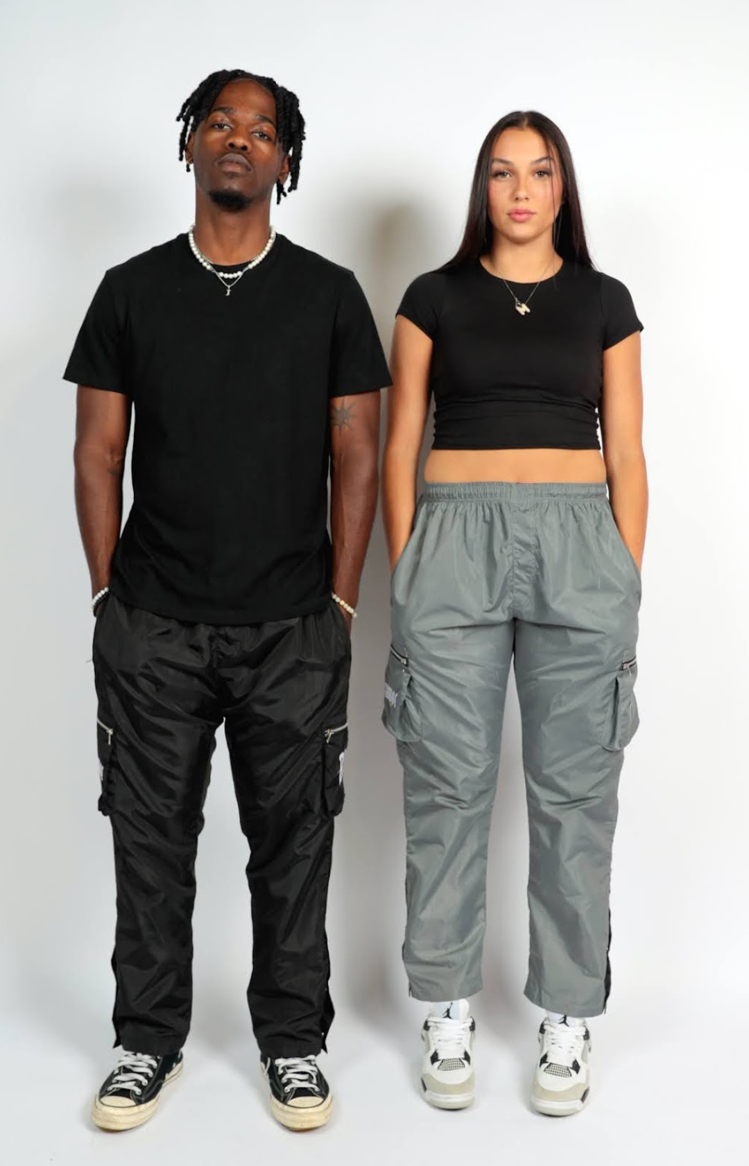 Nylon Cargos [Black]