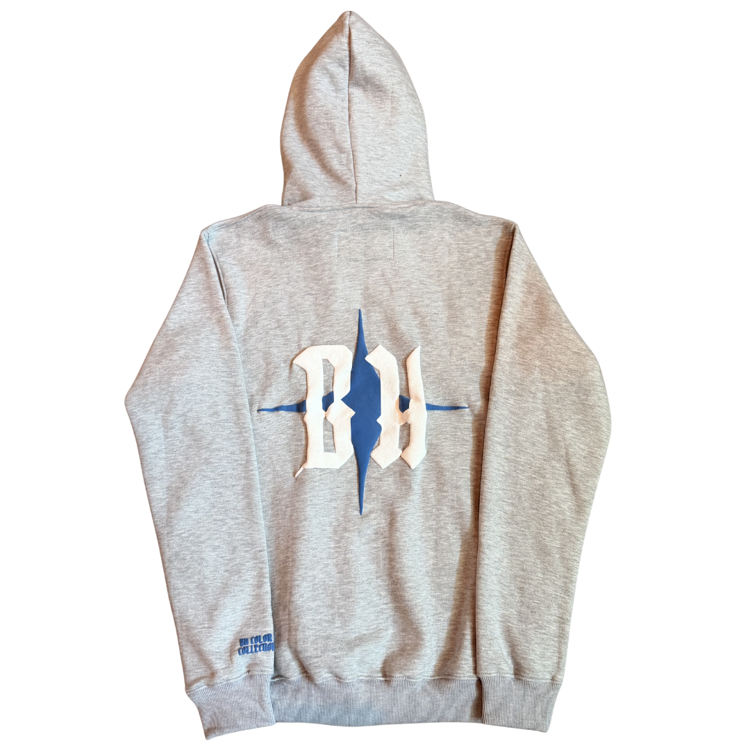 Color Rush Full Zip [Gray & Blue]