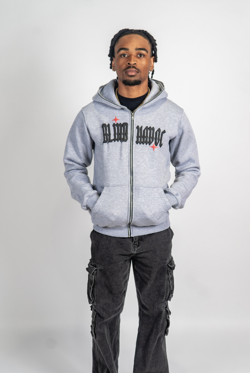 Blind Havoc Full Zip-Up [Grey]