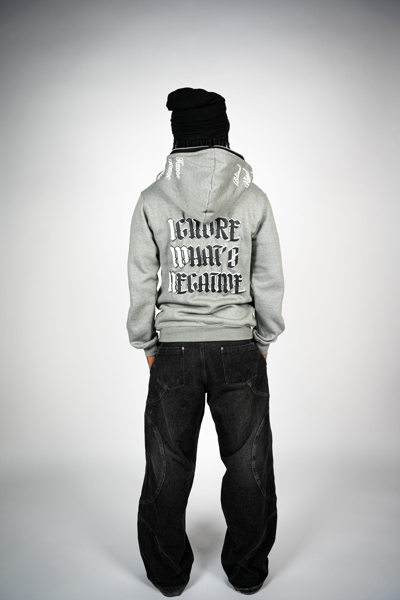 Limited Edition Double Hooded Full Zip [Grey]