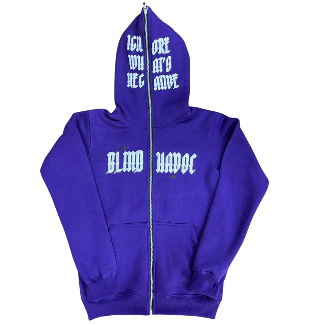 Blind Havoc Full Zip-Up [Purple]