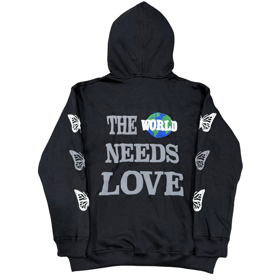 The World Needs Love Hoodie [Black]