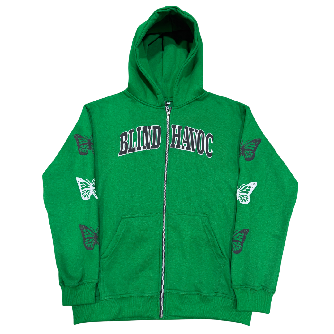 The World Needs Love Zip-up [Green]