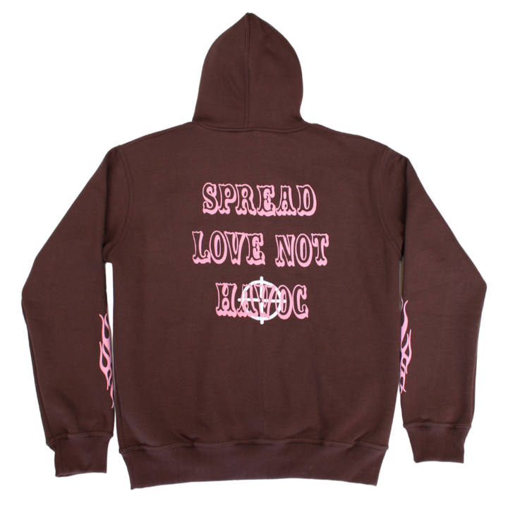 Spread Love Hoodie [Brown]